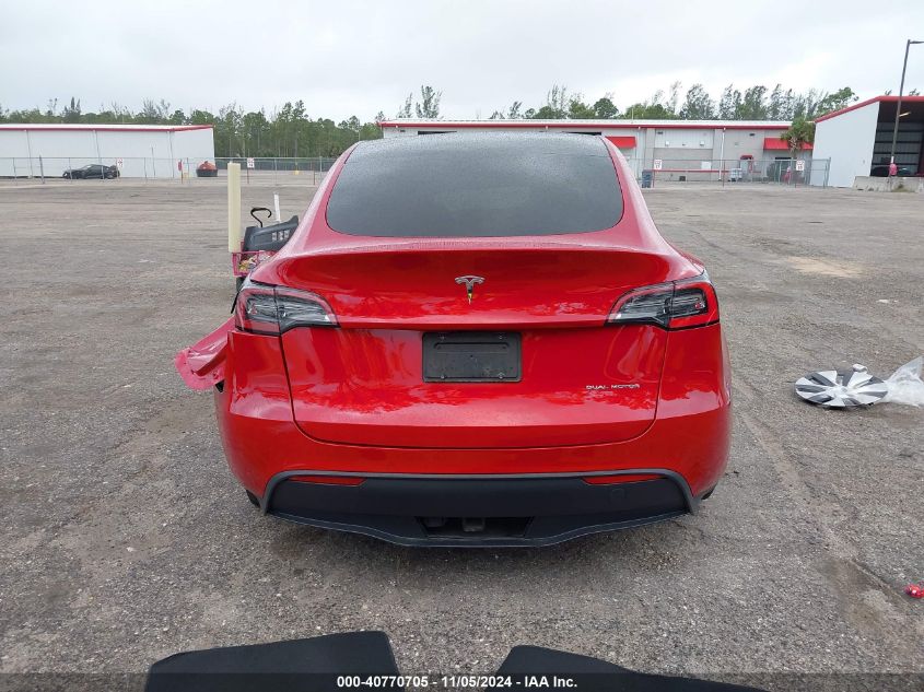 2021 Tesla Model Y Long Range Dual Motor All-Wheel Drive VIN: 5YJYGDEEXMF145788 Lot: 40770705