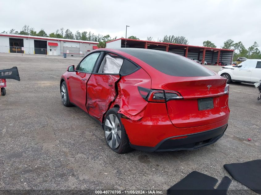 VIN 5YJYGDEEXMF145788 2021 Tesla Model Y, Long Rang... no.3