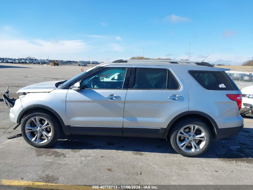 2015 Ford Explorer Limited VIN: 1FM5K8F87FGB10986 Lot: 40770713