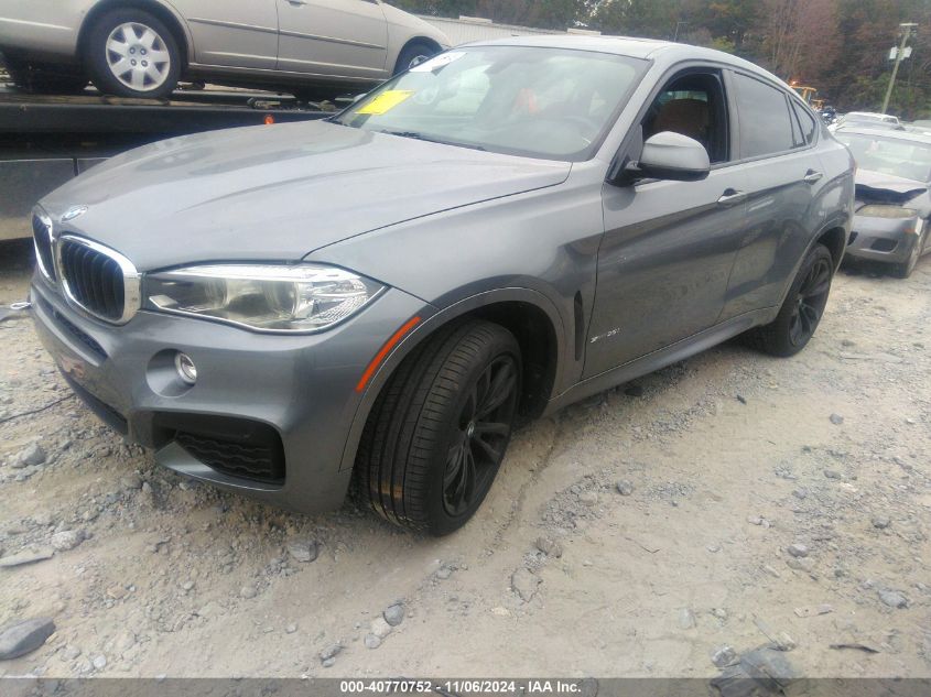 VIN 5UXKU0C36H0G68045 2017 BMW X6, Sdrive35I no.2