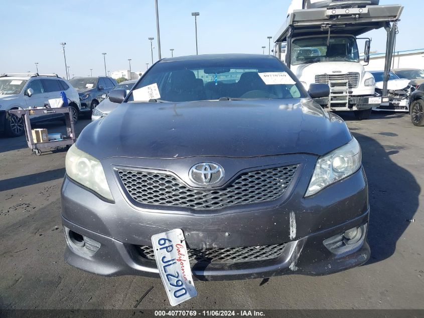 2011 Toyota Camry Se VIN: 4T1BF3EK2BU189244 Lot: 40770769