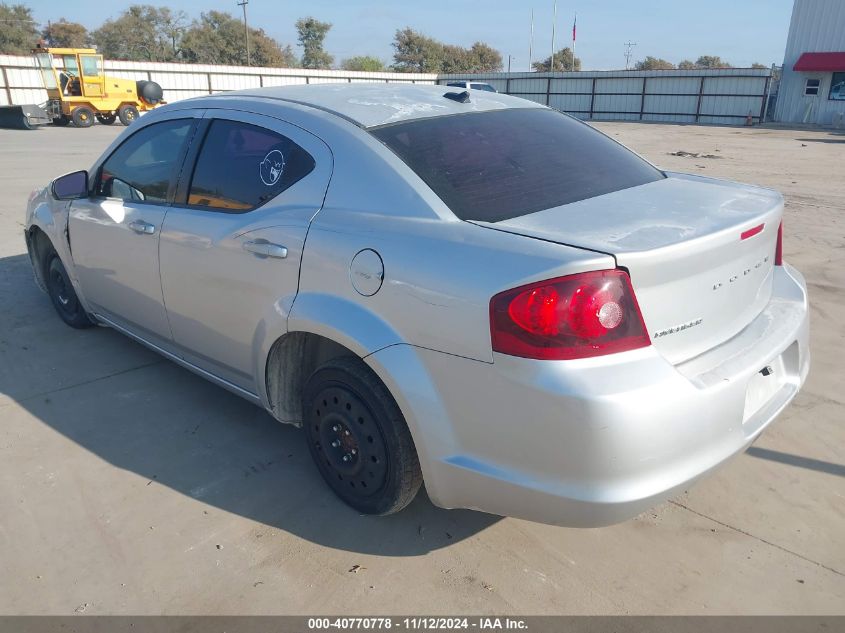 2011 Dodge Avenger Mainstreet VIN: 1B3BD1FB4BN554368 Lot: 40770778