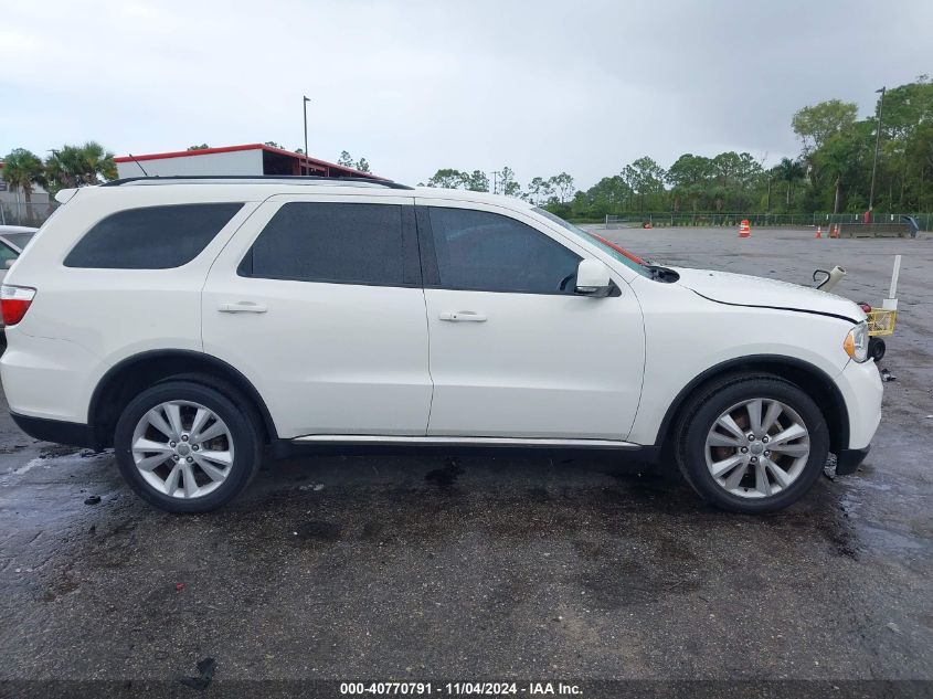 2012 Dodge Durango Crew VIN: 1C4RDHDG1CC204729 Lot: 40770791