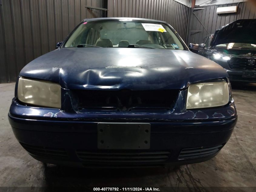 2001 Volkswagen Jetta Gl VIN: 3VWRK69M31M188275 Lot: 40770792