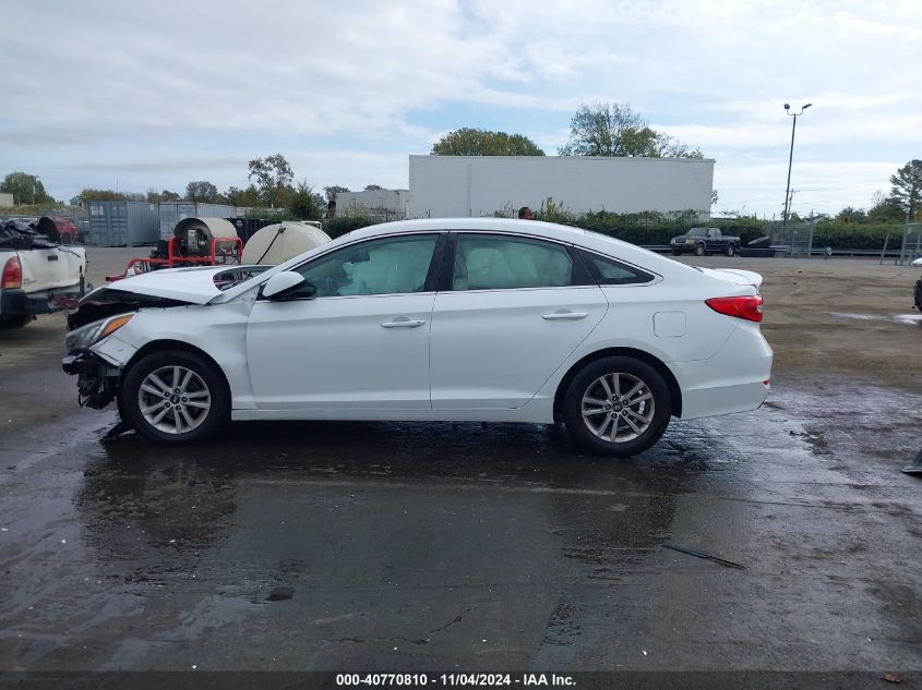 2016 Hyundai Sonata Se VIN: 5NPE24AF2GH323571 Lot: 40770810