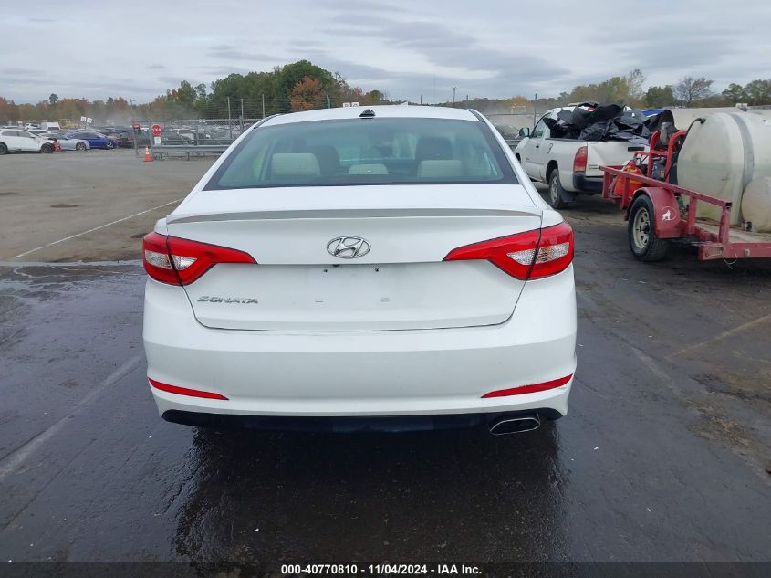 2016 Hyundai Sonata Se VIN: 5NPE24AF2GH323571 Lot: 40770810