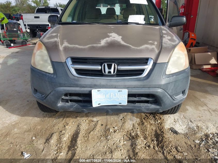 2004 Honda Cr-V Lx VIN: SHSRD68484U208763 Lot: 40770825