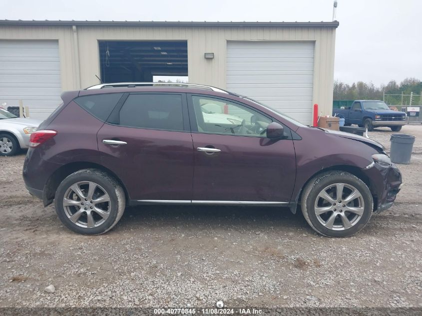 2014 Nissan Murano Le/S/Sl/Sv VIN: JN8AZ1MW3EW515565 Lot: 40770845