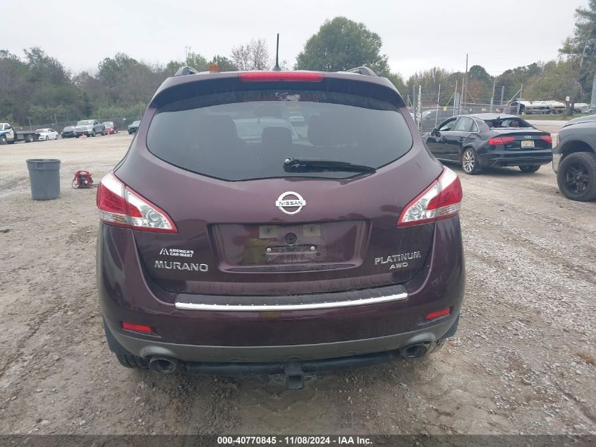 2014 Nissan Murano Le/S/Sl/Sv VIN: JN8AZ1MW3EW515565 Lot: 40770845