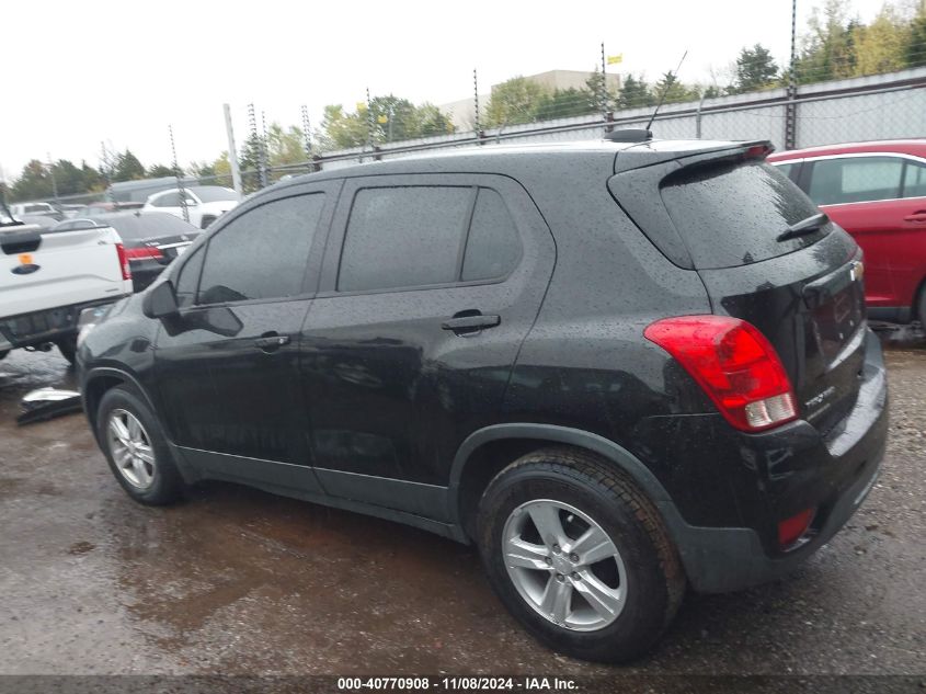 2019 Chevrolet Trax Ls VIN: 3GNCJKSB6KL223385 Lot: 40770908