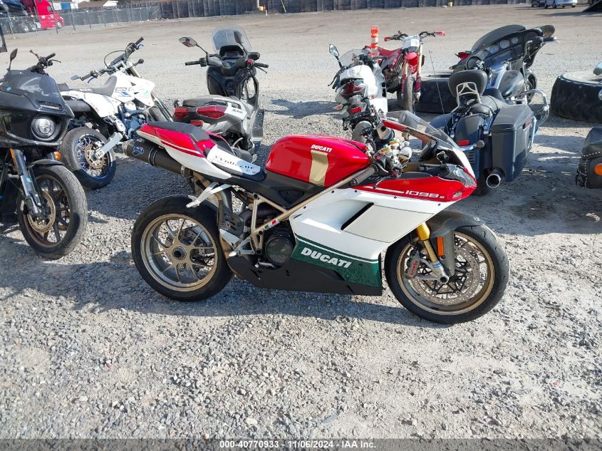 2007 Ducati 1098 S VIN: ZDM1XBEW27B002408 Lot: 40770933