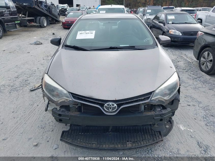 2016 Toyota Corolla Le VIN: 2T1BURHE0GC722876 Lot: 40770938