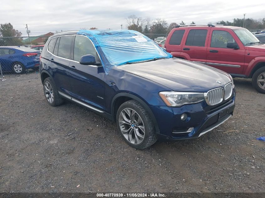 VIN 5UXWX9C55F0D56679 2015 BMW X3, Xdrive28I no.1