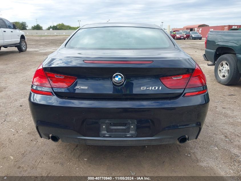 2014 BMW 640I xDrive VIN: WBALY1C50EDZ73511 Lot: 40770940