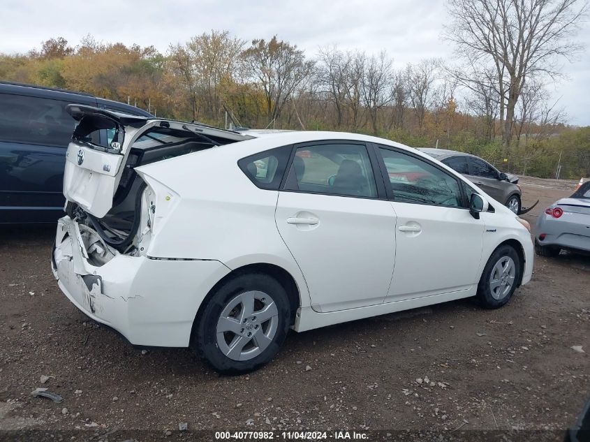 2011 Toyota Prius Two VIN: JTDKN3DU7B5361384 Lot: 40770982