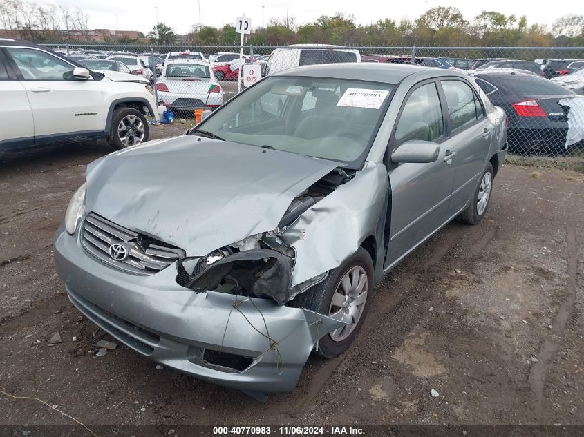 2004 Toyota Corolla Le VIN: 2T1BR32E24C305326 Lot: 40770983