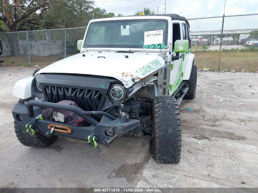 2016 Jeep Wrangler Unlimited Sahara VIN: 1C4BJWEG9GL142841 Lot: 40771010