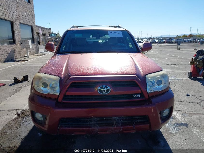 2006 Toyota 4Runner Limited V8 VIN: JTEBT17R168033427 Lot: 40771012