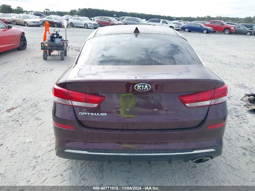 2020 Kia Optima Lx VIN: 5XXGT4L39LG398573 Lot: 40771015