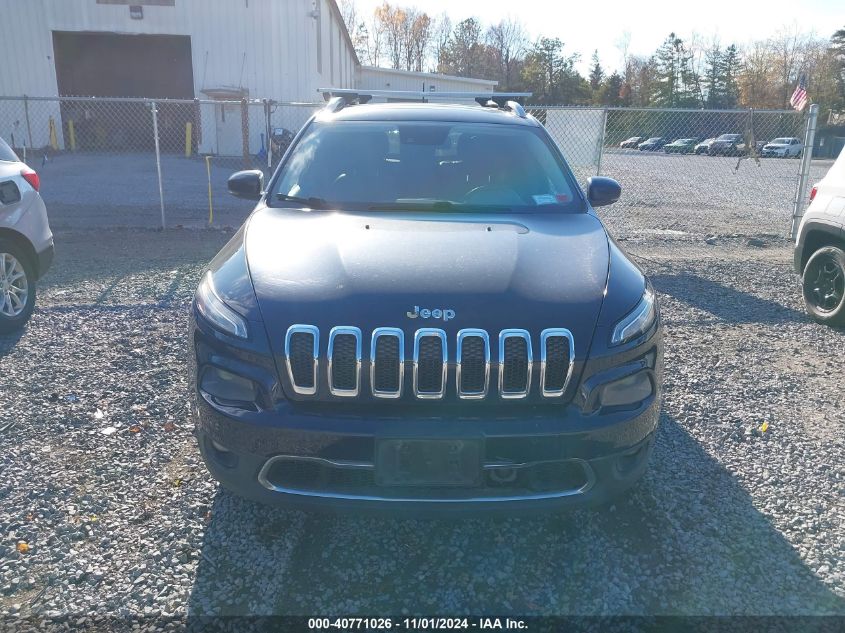 2014 Jeep Cherokee Limited VIN: 1C4PJMDS3EW253557 Lot: 40771026