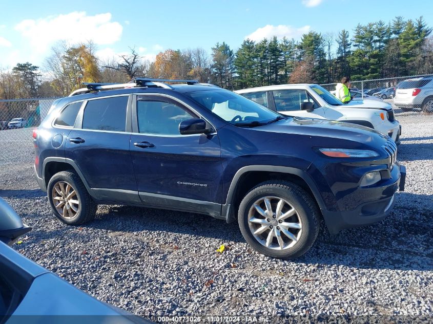 2014 Jeep Cherokee Limited VIN: 1C4PJMDS3EW253557 Lot: 40771026