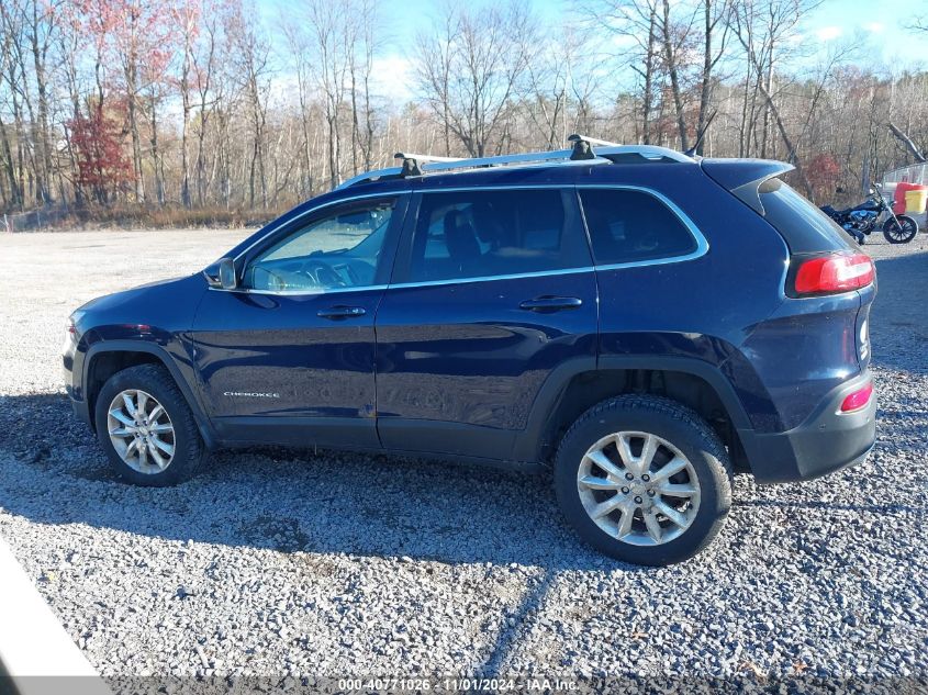 2014 Jeep Cherokee Limited VIN: 1C4PJMDS3EW253557 Lot: 40771026