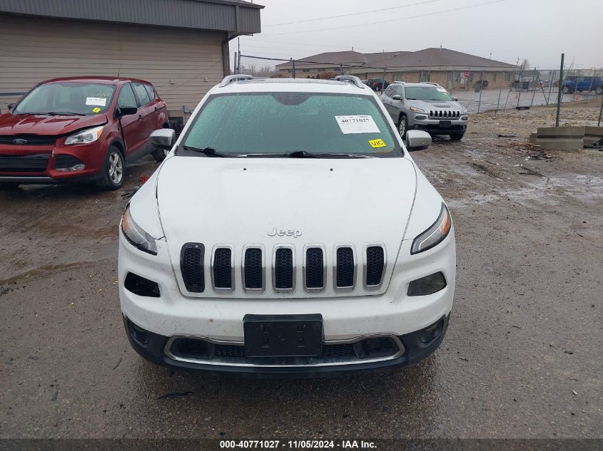 2014 Jeep Cherokee Limited VIN: 1C4PJLDB5EW129834 Lot: 40771027