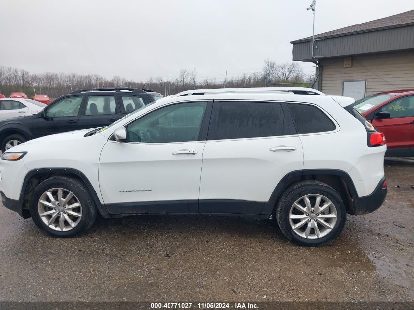 2014 Jeep Cherokee Limited VIN: 1C4PJLDB5EW129834 Lot: 40771027