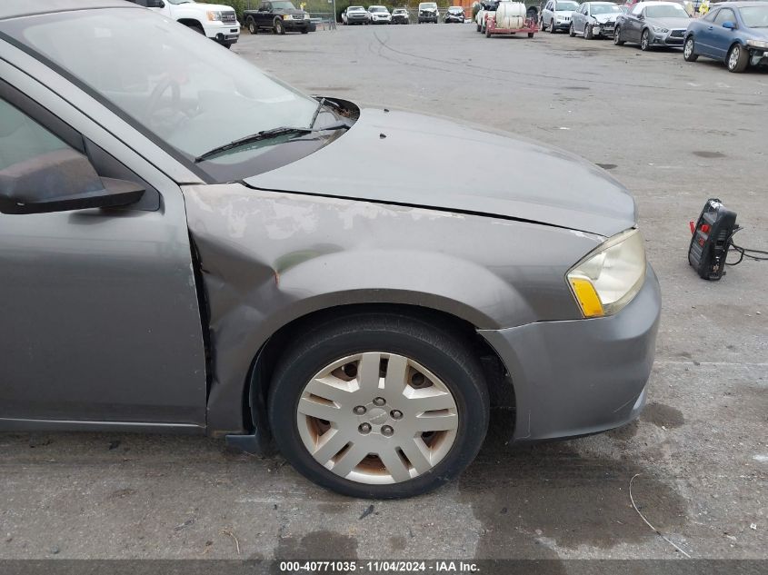 2013 Dodge Avenger Se VIN: 1C3CDZAB9DN690737 Lot: 40771035