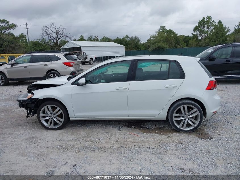 2015 Volkswagen Golf Tsi Sel 4-Door VIN: 3VW217AU4FM003311 Lot: 40771037