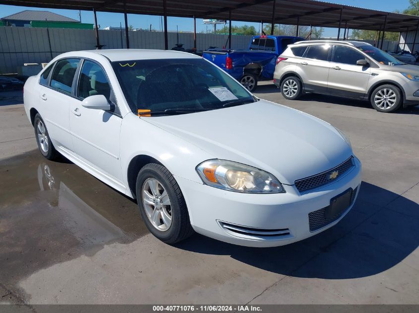 2012 Chevrolet Impala Ls Fleet VIN: 2G1WF5E35C1142371 Lot: 40771076