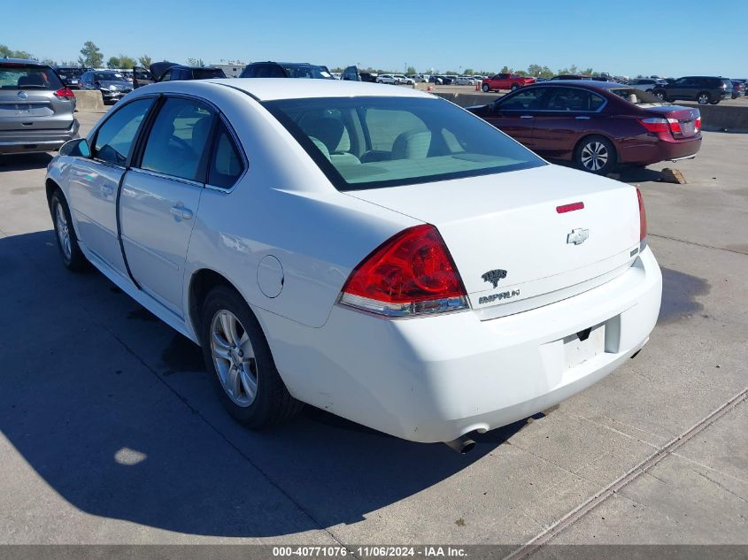 2012 Chevrolet Impala Ls Fleet VIN: 2G1WF5E35C1142371 Lot: 40771076