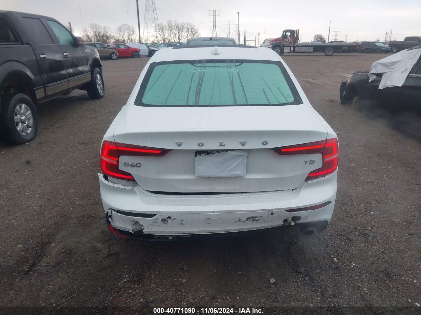 2020 Volvo S60 T5 Momentum VIN: 7JR102FK1LG039461 Lot: 40771090