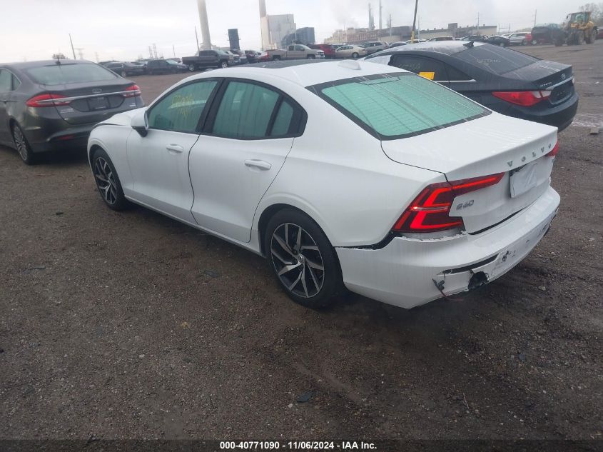 2020 Volvo S60 T5 Momentum VIN: 7JR102FK1LG039461 Lot: 40771090