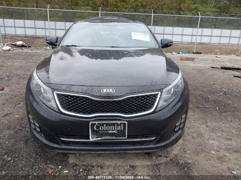 2014 Kia Optima Sxl Turbo VIN: 5XXGR4A6XEG285861 Lot: 40771126