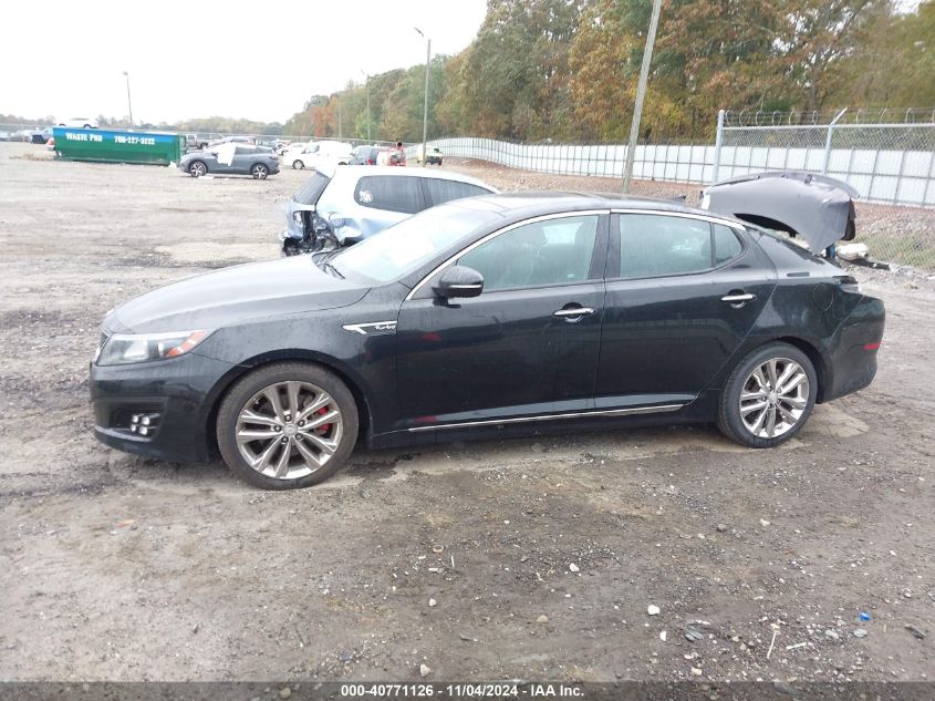 2014 Kia Optima Sxl Turbo VIN: 5XXGR4A6XEG285861 Lot: 40771126