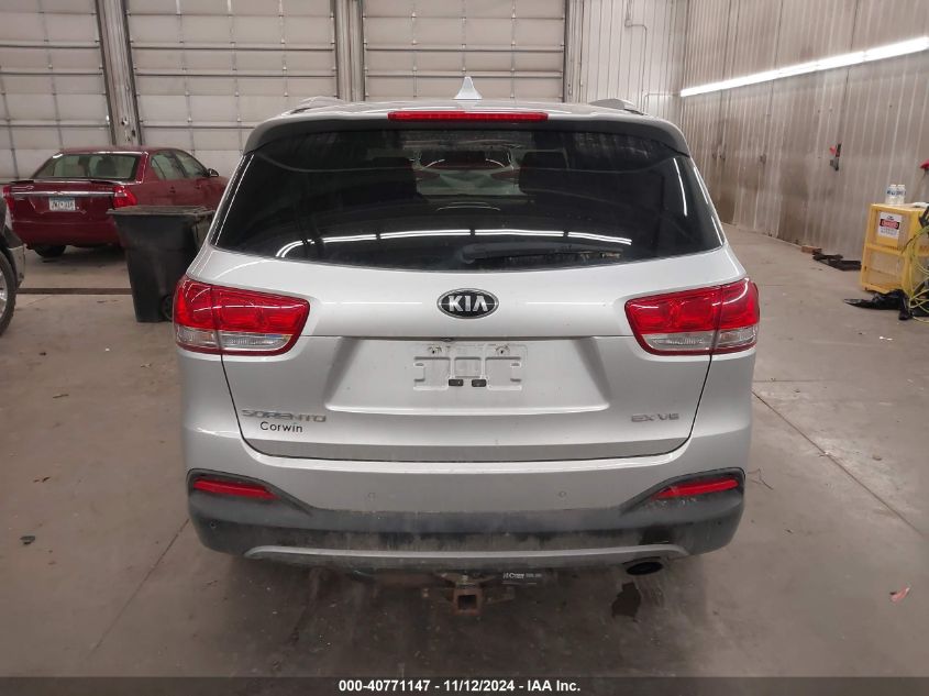 2016 KIA SORENTO 3.3L EX - 5XYPHDA50GG113931