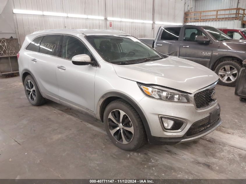 2016 KIA SORENTO 3.3L EX - 5XYPHDA50GG113931