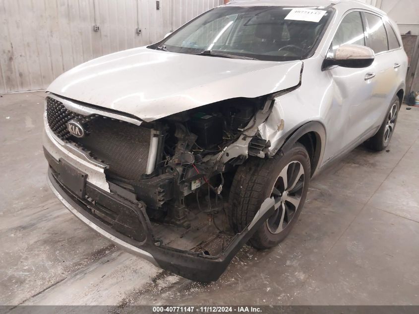 2016 KIA SORENTO 3.3L EX - 5XYPHDA50GG113931