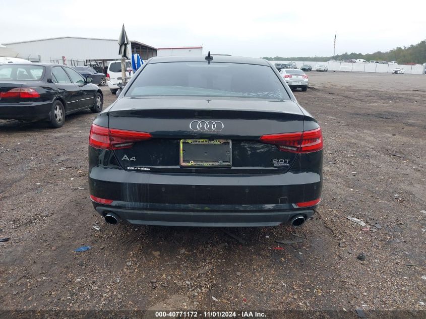 2017 Audi A4 2.0T Premium VIN: WAUANAF40HN006088 Lot: 40771172