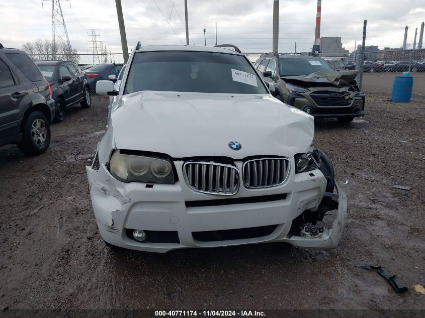 2008 BMW X3 3.0Si VIN: WBXPC93498WJ05365 Lot: 40771174