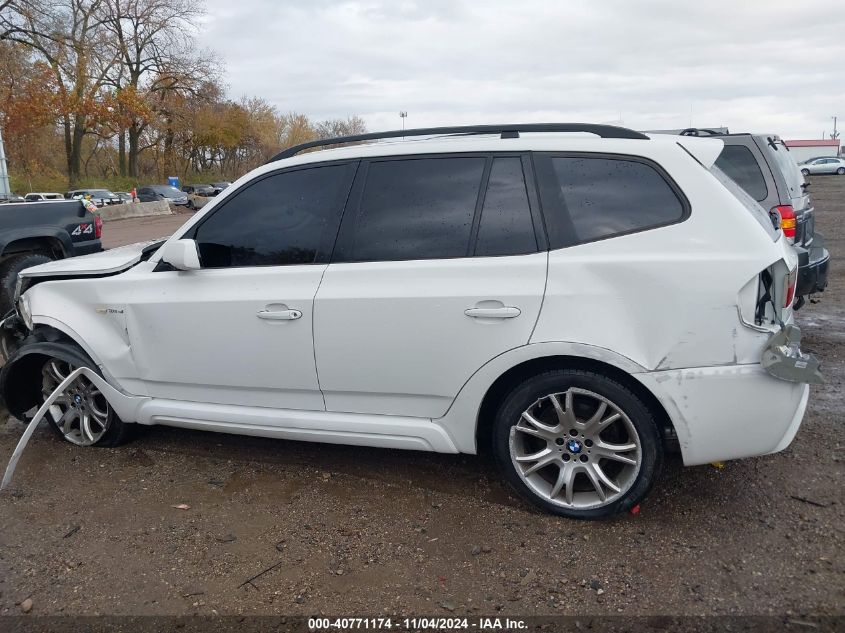 2008 BMW X3 3.0Si VIN: WBXPC93498WJ05365 Lot: 40771174