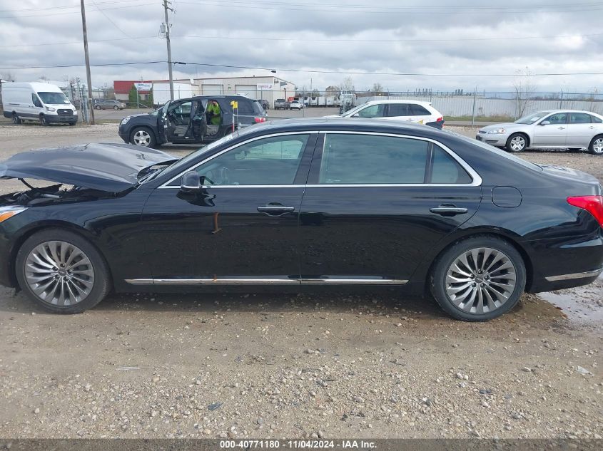 2017 Genesis G90 5.0 Ultimate VIN: KMHG54JH2HU027759 Lot: 40771180