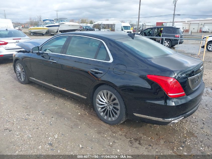 VIN KMHG54JH2HU027759 2017 Genesis G90, 5.0 Ultimate no.3