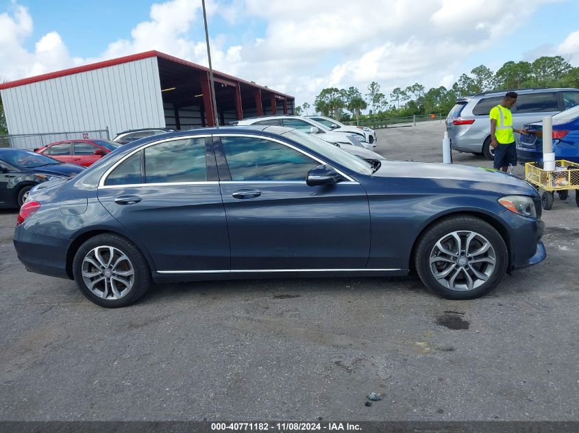 2015 Mercedes-Benz C 300 4Matic/Luxury 4Matic/Sport 4Matic VIN: 55SWF4KB4FU024888 Lot: 40771182