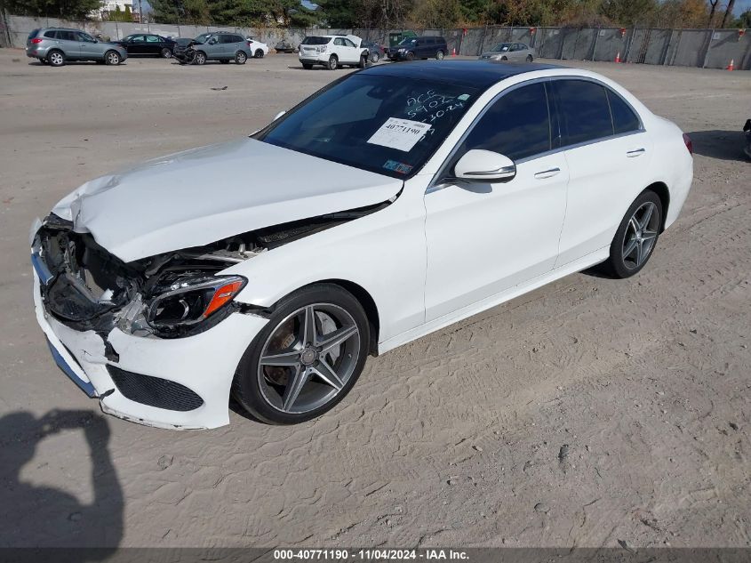 VIN 55SWF4KB4GU128380 2016 Mercedes-Benz C 300, 4Ma... no.2