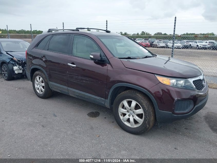 2013 Kia Sorento Lx V6 VIN: 5XYKT4A29DG309876 Lot: 40771216