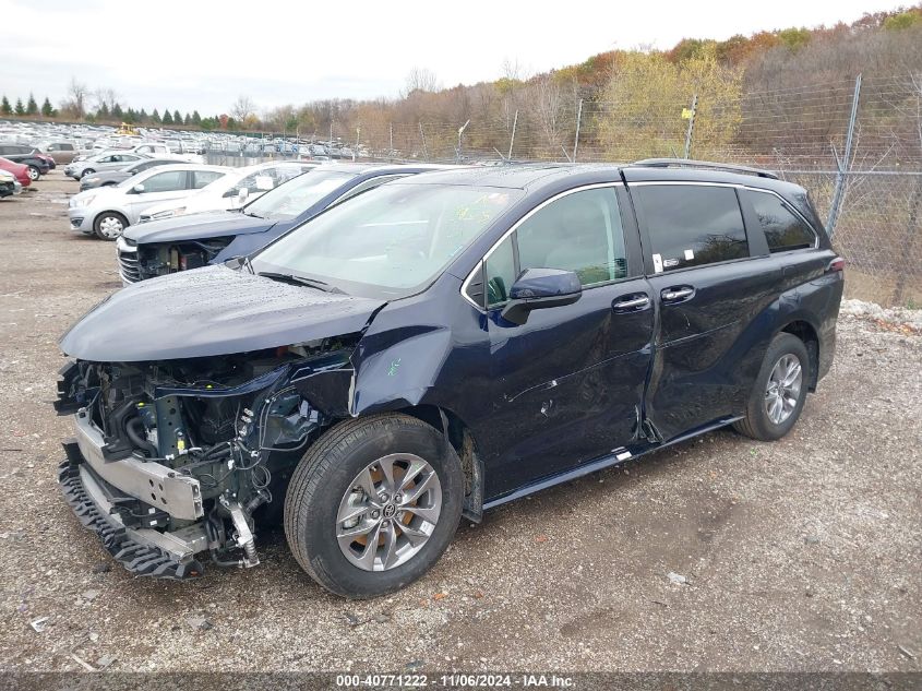 VIN 5TDJSKFCXRS132351 2024 Toyota Sienna, Xle no.2