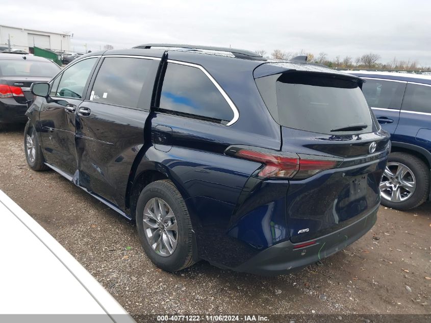 VIN 5TDJSKFCXRS132351 2024 Toyota Sienna, Xle no.3