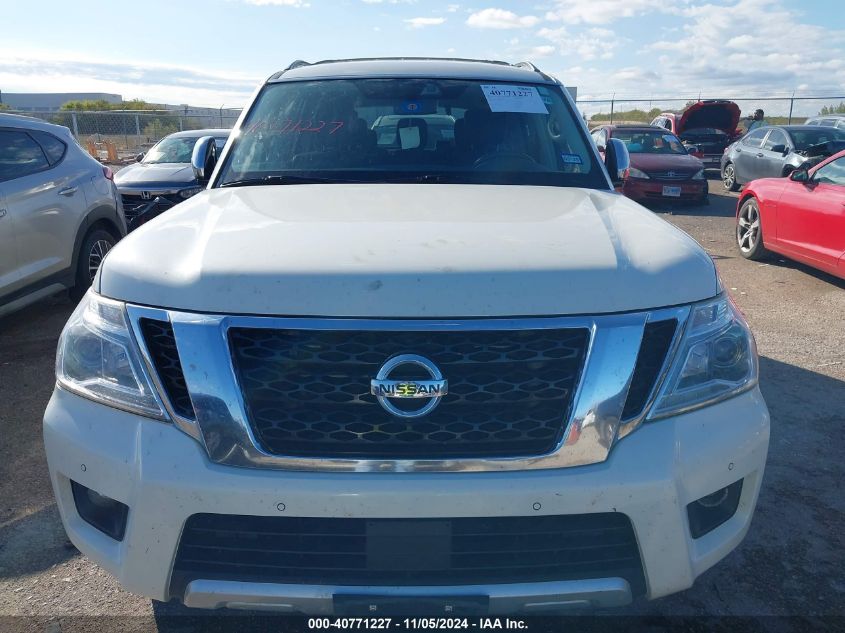 2018 Nissan Armada Platinum VIN: JN8AY2ND8J9059299 Lot: 40771227